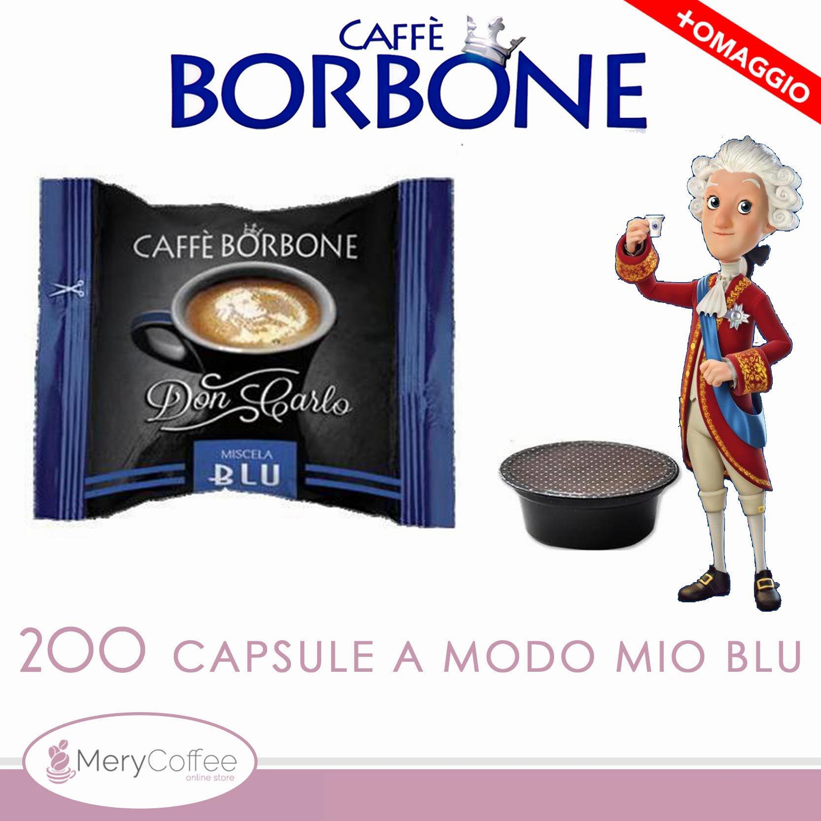 Kit 200 Cialde Caffè Borbone, Blu