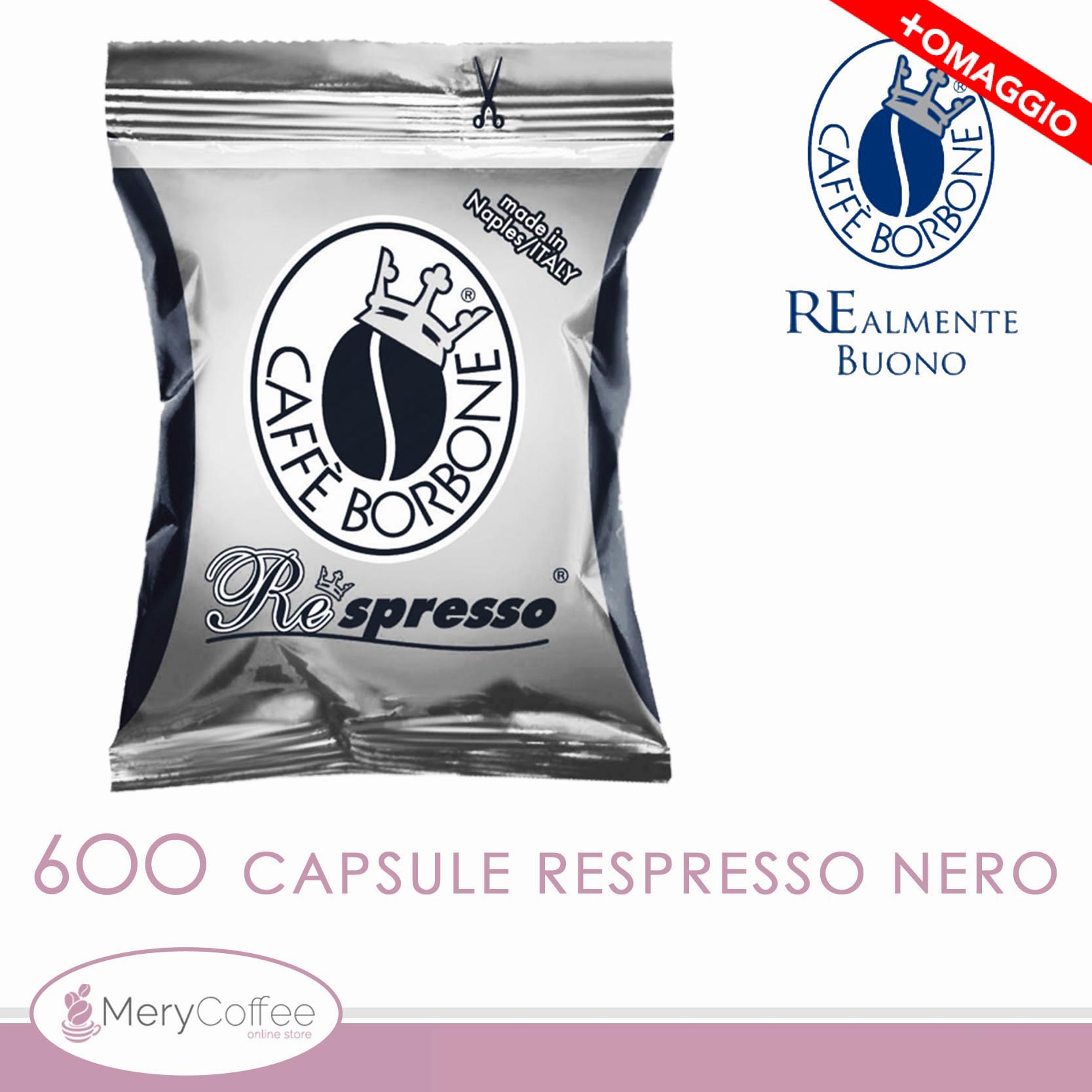 600 capsule compatibili Nespresso® + Macchina + 4 kit (600 pezzi)